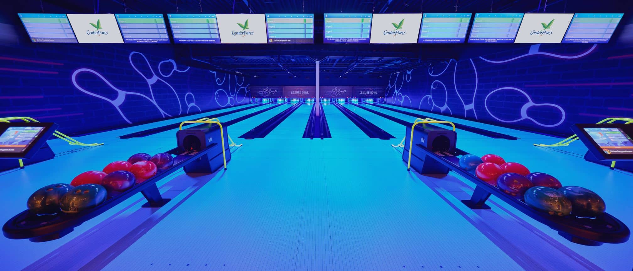 New bowling lanes at Center Parcs Longleat Forest