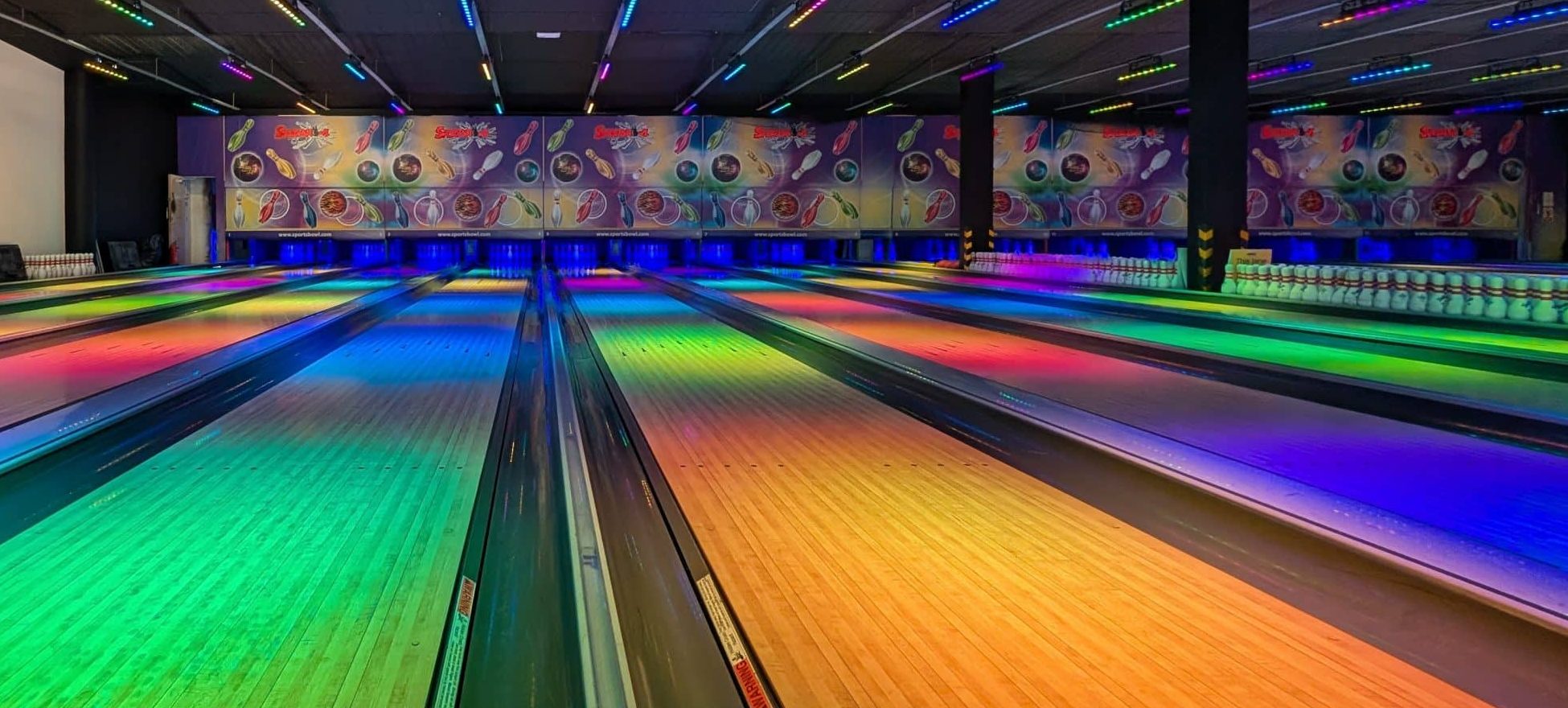 Colourful bowling at StrikeYard Glengormley