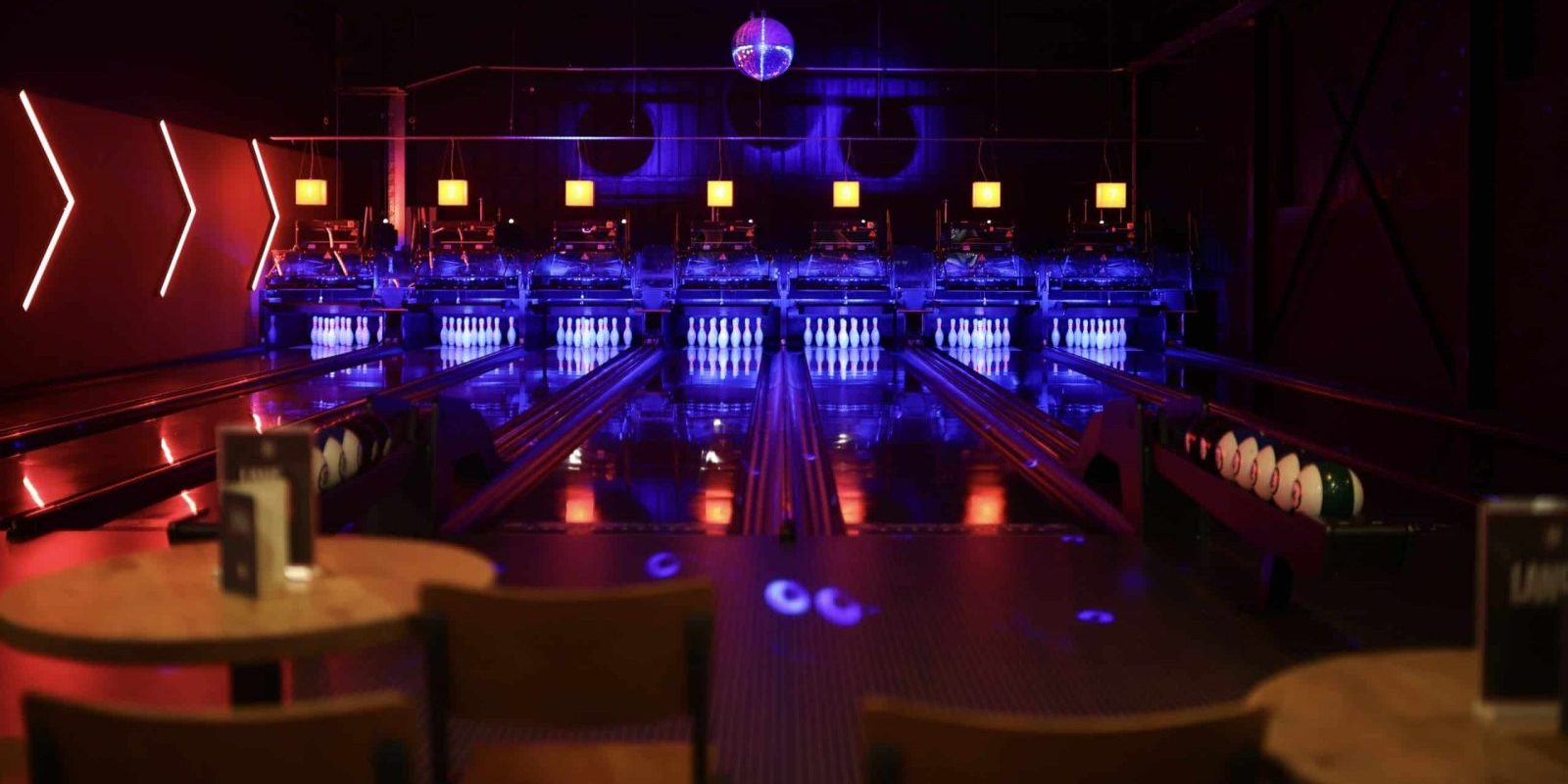 Bowling Lanes at Bowl Central Reading